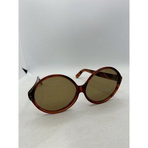 1950'S Vintage Samco Round Large Rim Sunglasses Tortoise Italy Hollywood Glam